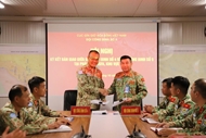 Engineering Company Rotation 4 hands over duties to Rotation 5